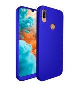 Púzdro 360 FULL BODY + TVRDENÉ SKLO pre HUAWEI Y7/Y7 PRIME (2019) - modré