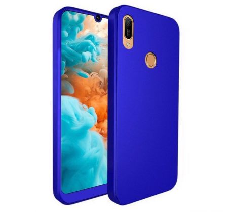 Púzdro 360 FULL BODY + TVRDENÉ SKLO pre HUAWEI Y7/Y7 PRIME (2019) - modré