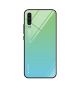 Púzdro GRADIENT GLASS CASE pre SAMSUNG GALAXY A50 (A505F) - limetkovo modré
