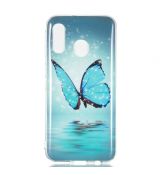 Púzdro SILIKÓNOVÉ SLIM CASE ART pre SAMSUNG GALAXY A40 (A405F) - motýľ