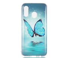 Púzdro SILIKÓNOVÉ SLIM CASE ART pre SAMSUNG GALAXY A40 (A405F) - motýľ