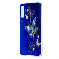 Púzdro SILIKÓNOVÉ SLIM CASE ART pre SAMSUNG GALAXY A50 (A505F) - motýľ