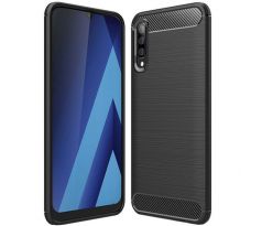 Púzdro CARBON CASE pre SAMSUNG GALAXY A70 (A705F) - čierne