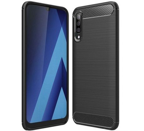 Púzdro CARBON CASE pre SAMSUNG GALAXY A70 (A705F) - čierne