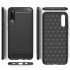 Púzdro CARBON CASE pre SAMSUNG GALAXY A70 (A705F) - čierne