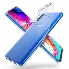 Púzdro SILIKÓNOVÉ BACK GEL MATT pre SAMSUNG GALAXY A70 (A705F) - transparentné