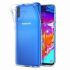 Púzdro SILIKÓNOVÉ BACK GEL MATT pre SAMSUNG GALAXY A70 (A705F) - transparentné