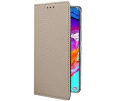 Púzdro knižkové SMART BOOK CASE pre SAMSUNG GALAXY A70 (A705F) - zlaté