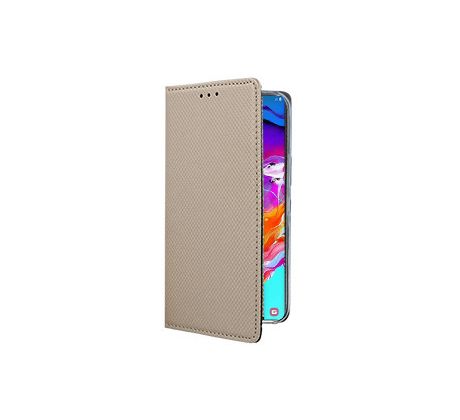 Púzdro knižkové SMART BOOK CASE pre SAMSUNG GALAXY A70 (A705F) - zlaté