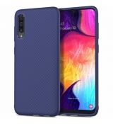 Púzdro TWILL TEXTURE pre SAMSUNG GALAXY A50 (A505F) - modré