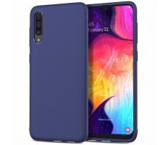 Púzdro TWILL TEXTURE pre SAMSUNG GALAXY A50 (A505F) - modré