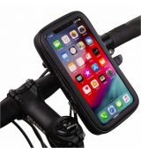 Držiak na bicykel vodotesný 360°otočný 6,5"(XL) - čierny