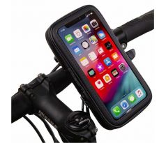 Držiak na bicykel vodotesný 360°otočný 6,5"(XL) - čierny