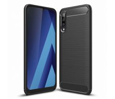 Púzdro CARBON CASE pre SAMSUNG GALAXY A50 (A505F) - čierne