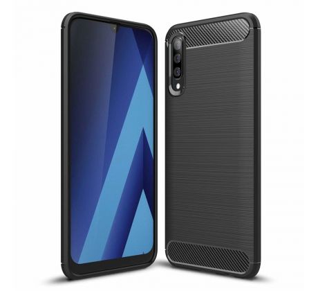 Púzdro CARBON CASE pre SAMSUNG GALAXY A50 (A505F) - čierne