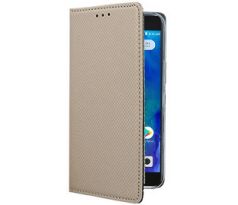 Púzdro knižkové SMART BOOK CASE pre XIAOMI REDMI GO - zlaté