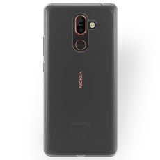 Púzdro SILIKÓNOVÉ ULTRA SLIM 0,3mm pre NOKIA 7 PLUS - transparentné