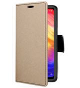 Púzdro knižkové diárové FANCY pre XIAOMI Redmi 7 - zlato čierne