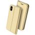 Púzdro knižkové DUX DUCIS PRO SKIN SERIES pre APPLE IPHONE XS MAX (6,5") - zlaté