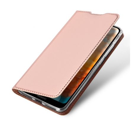 Púzdro knižkové DUX DUCIS PRO SKIN SERIES pre HUAWEI Y6 (2019)/HONOR 8A  - ružové