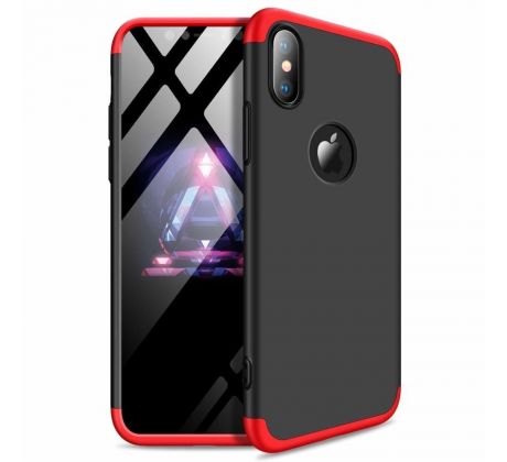 360°TPU Ochranný kryt pre APPLE IPHONE XR (6,1") - čierno červené