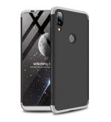360°TPU Ochranný kryt pre XIAOMI Mi PLAY - čierno strieborné