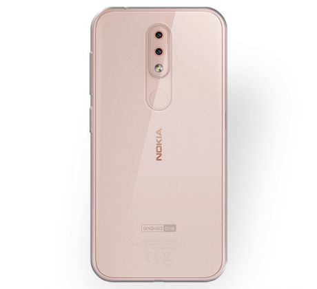 Púzdro SILIKÓNOVÉ ULTRA SLIM 0,5mm pre NOKIA 4.2 - transparentné