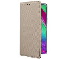 Púzdro knižkové SMART BOOK CASE pre SAMSUNG GALAXY A40 (A405F) - zlaté