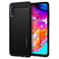 Púzdro SPIGEN RUGGED ARMOR™ pre SAMSUNG GALAXY A70 (A705F) - čierne