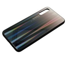 Púzdro RAINBOW GLASS CASE pre SAMSUNG GALAXY A70 (A705F) - čierne