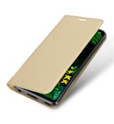 Púzdro knižkové DUX DUCIS PRO SKIN SERIES pre LG G8 THINQ - zlaté