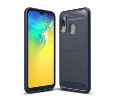 Púzdro CARBON CASE pre SAMSUNG GALAXY A20 (A202F) - modré