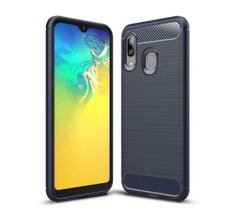 Púzdro CARBON CASE pre SAMSUNG GALAXY A20 (A202F) - modré