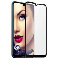 Tvrdené sklo 5D FULL COVER (full glue) 9H PRO (TG) pre HUAWEI Y5 (2019)/HONOR 8S - čierne
