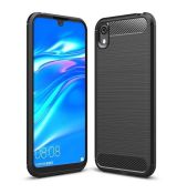 Púzdro CARBON CASE pre HUAWEI Y5 (2019)/HONOR 8S - čierne