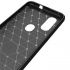 Púzdro CARBON CASE pre MOTOROLA ONE VISION - čierne