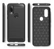 Púzdro CARBON CASE pre MOTOROLA ONE VISION - čierne