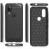 Púzdro CARBON CASE pre MOTOROLA ONE VISION - čierne