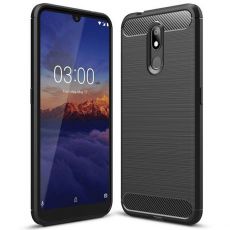 Púzdro CARBON LUX pre NOKIA 3.2 - čierne