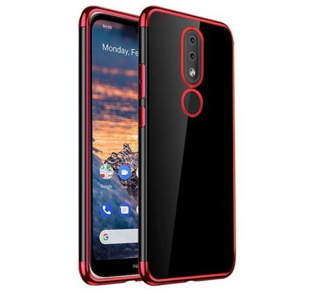 Púzdro ELEGANCE TPU CASE pre NOKIA 4.2 - červené