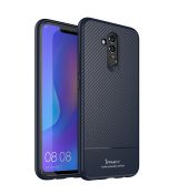 Púzdro (Zadný kryt) IPAKY CARBON FIBER CASE pre HUAWEI MATE 20 LITE - modré