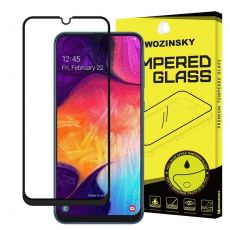 Tvrdené sklo WOZINSKY 5D FULL COVER (full glue) 9H PRO pre SAMSUNG GALAXY A40 (A405F) - čierne