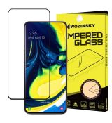 Tvrdené sklo WOZINSKY 5D FULL COVER (full glue) 9H PRO pre SAMSUNG GALAXY A80 (A805F) - čierne