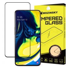 Tvrdené sklo WOZINSKY 5D FULL COVER (full glue) 9H PRO pre SAMSUNG GALAXY A80 (A805F) - čierne