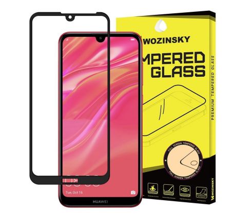 Tvrdené sklo WOZINSKY 5D FULL COVER (full glue) 9H PRO pre HUAWEI Y5 (2019)/HONOR 8S - čierne