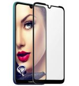 Tvrdené sklo 5D FULL COVER (full glue) 9H PRO (TG) pre HUAWEI NOVA 4 - čierne