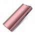 Knižkové púzdro CLEAR VIEW COVER pre SAMSUNG GALAXY A70 (A705F) - ružové