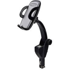 Držiak do autozapalovača s otočným kĺbom a 2 x USB