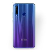 Púzdro SILIKÓNOVÉ ULTRA SLIM 0,5mm pre HUAWEI HONOR 20 LITE - transparentné