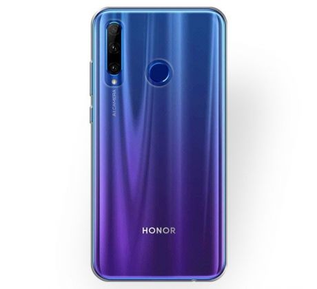 Púzdro SILIKÓNOVÉ ULTRA SLIM 0,5mm pre HUAWEI HONOR 20 LITE - transparentné